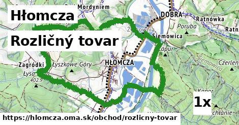 rozličný tovar v Hłomcza