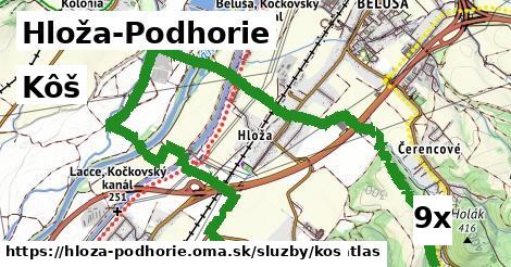 kôš v Hloža-Podhorie