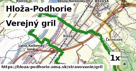 Verejný gril, Hloža-Podhorie