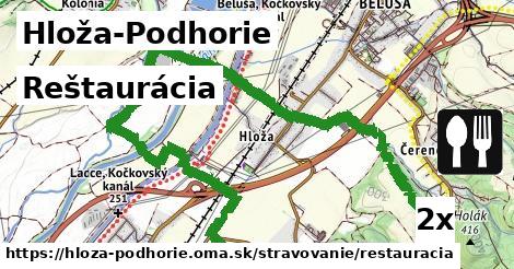 Reštaurácia, Hloža-Podhorie