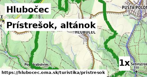 Prístrešok, altánok, Hlubočec