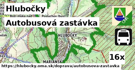 Autobusová zastávka, Hlubočky