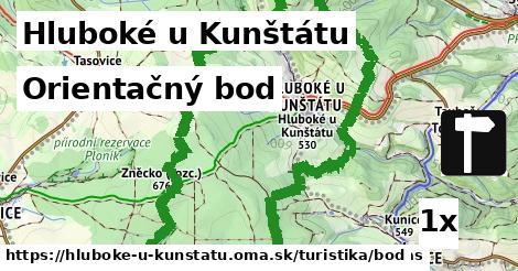 orientačný bod v Hluboké u Kunštátu