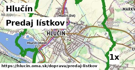 Predaj lístkov, Hlučín