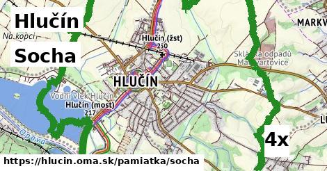 socha v Hlučín