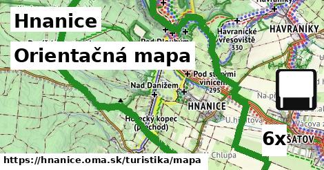 Orientačná mapa, Hnanice