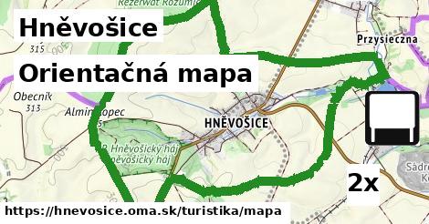 Orientačná mapa, Hněvošice