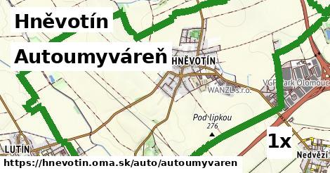 Autoumyváreň, Hněvotín