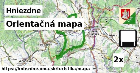 Orientačná mapa, Hniezdne