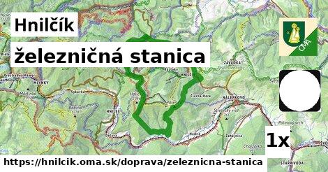 železničná stanica, Hnilčík