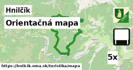 Orientačná mapa, Hnilčík