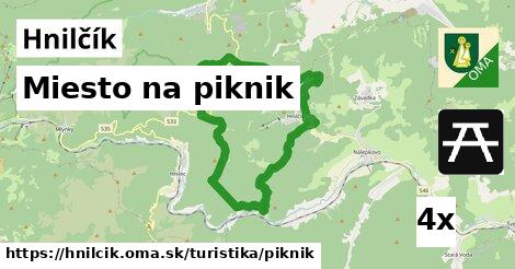 miesto na piknik v Hnilčík