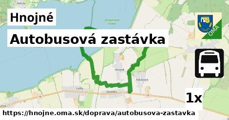 Autobusová zastávka, Hnojné