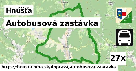 Autobusová zastávka, Hnúšťa