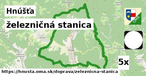 železničná stanica v Hnúšťa