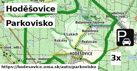 Parkovisko, Hoděšovice