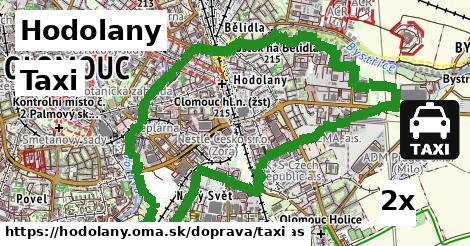 taxi v Hodolany