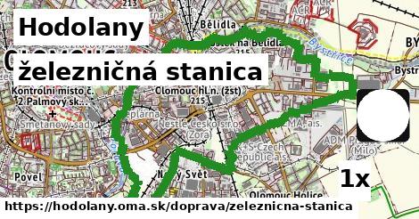 železničná stanica, Hodolany