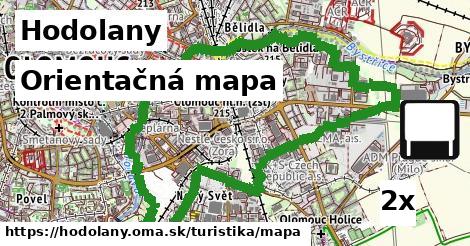 Orientačná mapa, Hodolany
