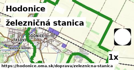 železničná stanica, Hodonice