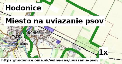 Miesto na uviazanie psov, Hodonice