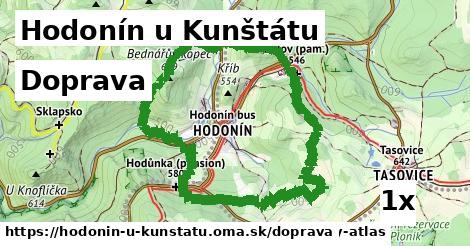 doprava v Hodonín u Kunštátu