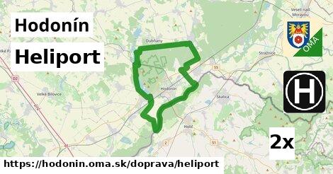 heliport v Hodonín