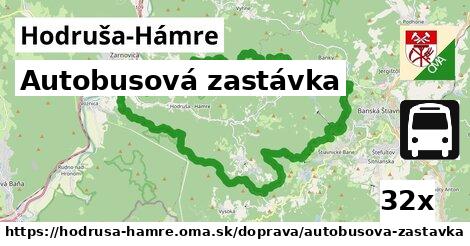 Autobusová zastávka, Hodruša-Hámre