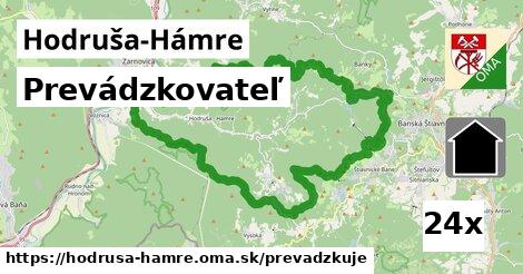 prevádzkovateľ v Hodruša-Hámre