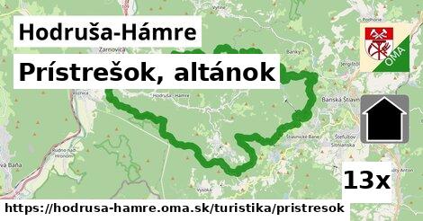 Prístrešok, altánok, Hodruša-Hámre