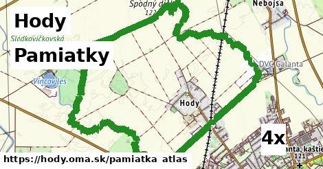 pamiatky v Hody