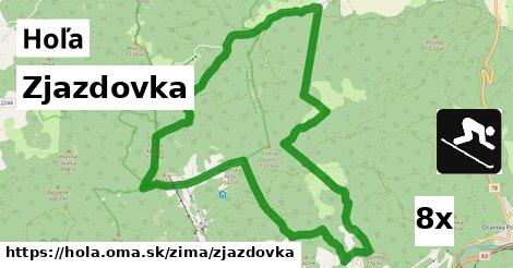 Zjazdovka, Hoľa