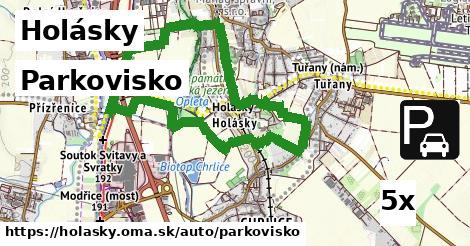 Parkovisko, Holásky