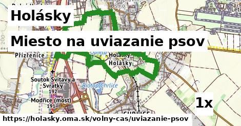 Miesto na uviazanie psov, Holásky