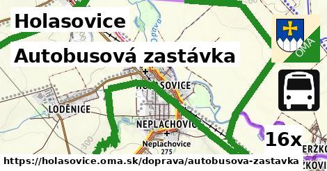 Autobusová zastávka, Holasovice