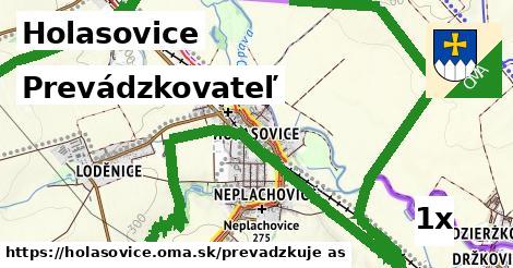 prevádzkovateľ v Holasovice