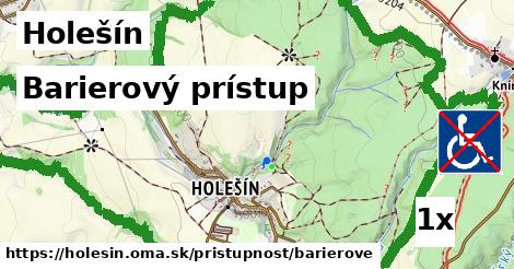 barierový prístup v Holešín