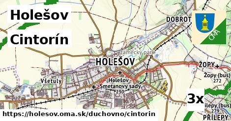 Cintorín, Holešov