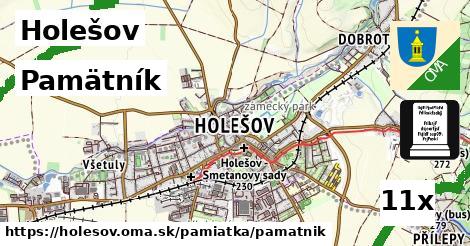 pamätník v Holešov