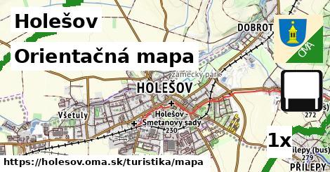 Orientačná mapa, Holešov