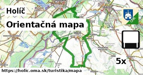 orientačná mapa v Holíč