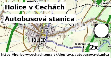 Autobusová stanica, Holice v Čechách