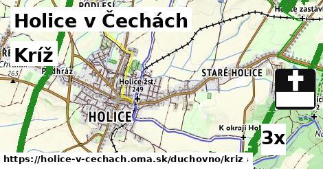 Kríž, Holice v Čechách