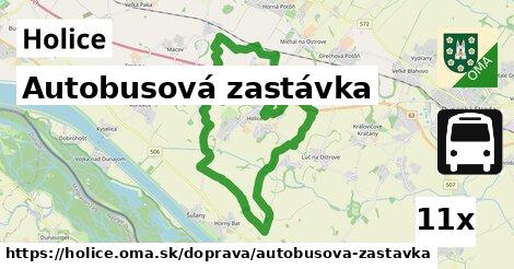 Autobusová zastávka, Holice