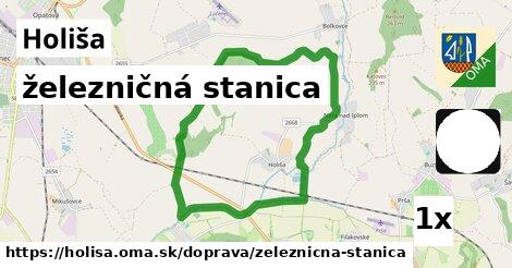 železničná stanica, Holiša