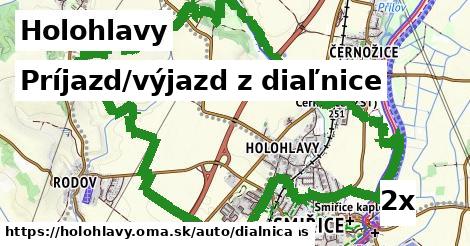 Príjazd/výjazd z diaľnice, Holohlavy