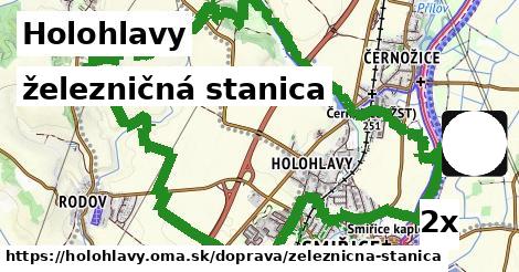 železničná stanica, Holohlavy