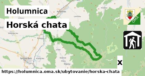 Horská chata, Holumnica