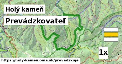 prevádzkovateľ v Holý kameň