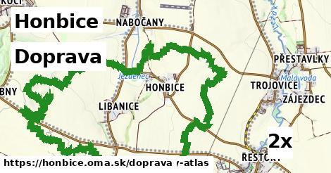 doprava v Honbice